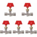Accessoire pour compresseur5 pcs valve compresseur d'air robinet � aiguille 1 / 4in float ball valve ...