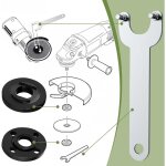 Accessoires de meuleuse d'angle avec cl� pour meuleuse 140 mm et bride de meuleuse d'angle, cl� pour ...