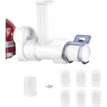 Accessoire de p�tes pour mixeur kitchenaid avec 6 formes diff�rentes de sortie de p�tes, accessoire durable ...