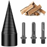 Accessoire pour une perceuse for�t � bois de chauffage 3 pi�ces tige rempla�able carr� rond hexagone ...