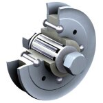 Accessoire pour portail galet flasque fonte 1002