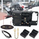 Accessoire de support de navigation pour t�l�phone portable avec c�ble usb, adapt� pour honda bmw r1200rs ...