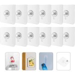 Accroche cadre sans percer, 32pcs attache cadre adh�sif, languettes accroches tableaux, accroche murale ...