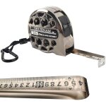 Acier inoxydable metre ruban 5m, acier inoxydable m�tre � ruban, ma�band, imperm�able, anti - sable et ...