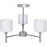 Activejet lustre classique suspension plafonnier mira chrome triple 3xe27 pour salon