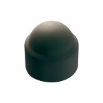 Bo�te de 100 caches �crous hexagonaux noirs � 12mm acton 8560012