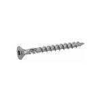 Vis � bois tendre t�te frais�e six lobes - inox a2 5x80 / 50 mm - bo�te de 100
