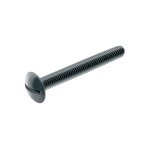 Acton - vis � m�taux t�te ronde large - poelier - fendue - inox a2 5x25 mm - bo�te de 200