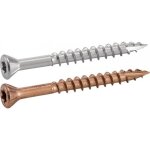 Acton - vis terrasse t�te frais�e r�duite six lobes - inox a2 5x50 mm - brun mm - bo�te de 200