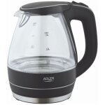 Ad 1224 bouilloire Électrique en verre 1, 5 litre, intérieur Éclairé, sans fil 2200w noir - adler Ad 1224 bouilloire Électrique en verre 1, 5 litre, intérieur Éclairé, sans fil 2200w noir - adler
