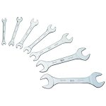 Ad - 9019 double cls mixtes, 6 - 23 mm, extra plat, 7 pices - bgs technic