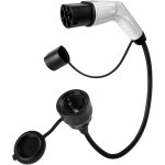 Adaptateur type 2 vers schuko - prise de charge �lectrique pour voiture - 16 a, 3, 5 kw, 0, 5 m, 230 ...