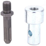 Adaptateur 4 pi�ces pour m�ches carr�es : raccord marteau perforateur � tari�re