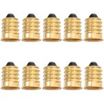 Adaptateurs pour ampoules e12, 10 pi�ces, convertisseurs de douilles, adaptateurs de culot � vis, connecteurs ...