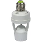 Adaptateur ampoule led e27 dtecteur de prsence intgr