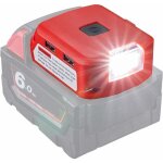 Adaptateur de batterie pour batterie milwaukee 18 v, port cc et lampe de travail led et double chargeur ...