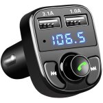 Adaptateur bluetooth pour voiture, transmetteur fm mp3, chargeur allume - cigare, chargeur avec 2 ports ...