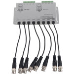 Adaptateur bnc m�le rj45 pour syst�me vid�o surveillance hd 8 canaux