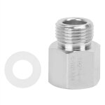 Adaptateur de bouteille co2 en argent, filetage femelle tr21 - 4 vers m�le w21. 8 - 14