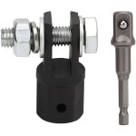 Adaptateur de cric � ciseaux de voiture de 1 / 2 pouces, adaptateur de perceuse � douille pour v�rins ...