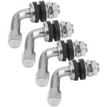 Adaptateur d'extension de valve de pneu 90� ? lot de 4 ? cuivre nickel� r�sistant � la corrosion ? pour ...