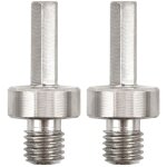 Adaptateur de foret diamant - 2 pi�ces m14 filetage � 3 / 8 hexagonal tige scie cloche diamant adaptateur ...