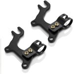Adaptateur de frein de v�lo, 2pcs vtt support de frein � disque de v�lo adaptateur de cadre support r�glable ...