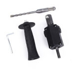 Adaptateur perceuse - marteau en acier alli�, convertisseur �lectrique pour verre, m�tal et bois.