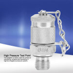 Adaptateur de raccord de tuyau g1 / 4 - m16x2 couplage de point de mesure haute pression de test hydraulique ...