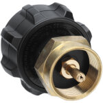 Adaptateur de recharge pour bouteille de gaz propane raccord r�gulateur valve accessoire qcc1 pol