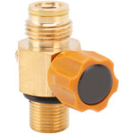 Adaptateur de recharge co2 haute pression m18x1. 5, convertisseur de filetage g1 / 2 14, valve pour bouteille ...