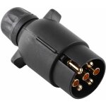 Adaptateur de remorque, adapteur prise remorque attelage 12v 7 broches pour remorques de voiture en plastique ...