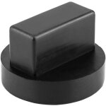 Adaptateur de tampon en caoutchouc de support de cric de plancher de rail de cadre am�lior� de voiture ...