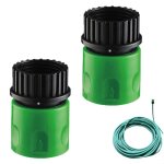 Adaptateur de tuyau d'arrosage, connecteur rapide pour tuyau d'arrosage raccords � connexion rapide pour ...