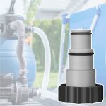 Adaptateur de tuyau pour pompes de piscine, embout de tuyau � 32 / 38 mm avec bague d'�tanch�it�, adaptateur ...