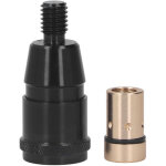 Adaptateur universel de t�te de filet anti - rotation 8mm, connecteur pour pod de canne � p�che noir