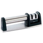 Adler ad4489 aiguiseur de couteaux manuel professionnel � 2 �tapes carbure et c�ramique noir / argent ...