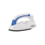 Ad5015 fer  vapeur de voyage, semelle anti - adhsive, poigne pliable 700w blanc / bleu - adler