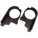 Adnauto - 2 adaptateurs hp compatible avec bmw serie 5 165mm av bois mdf impregnes