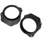 2 entretoises haut - parleur en526b compatible avec expert jumpy fiat scudo av d165mm 07 - 16