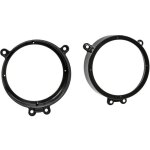 2 supports haut - parleur compatible avec mercedes classe c clc clk g - d165mm