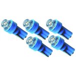 5 ampoules tableau de bord - bleu