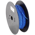 Adnauto - cable compatible avec haut - parleur torsade 2x1. 50mm2 bleu noir 100m