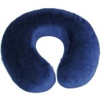 Coussin anatomique latex tour de cou - effet memoire bleu