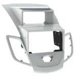 Adnauto - facade autoradio 2din compatible avec ford fiesta ap09 argent - avec afficheur