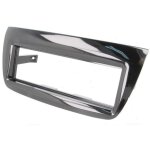 Adnauto - facade autoradio fa406b compatible avec fiat doblo opel combo - noir brillant