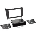 Adnauto - facade autoradio fa9047 compatible avec mercedes clk w209 a209 2din vp