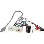 Adnauto - fiche autoradio iso ai62a vers usb rca compatible avec hyundai i20 h1 kia ceed