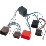 Adnauto - fiche iso autoradio compatible avec audi seat skoda vw avec amplificateur mini - iso