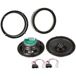 Adnauto - kit 2 haut - parleurs coaxiaux 165mm compatible avec seat skoda vw